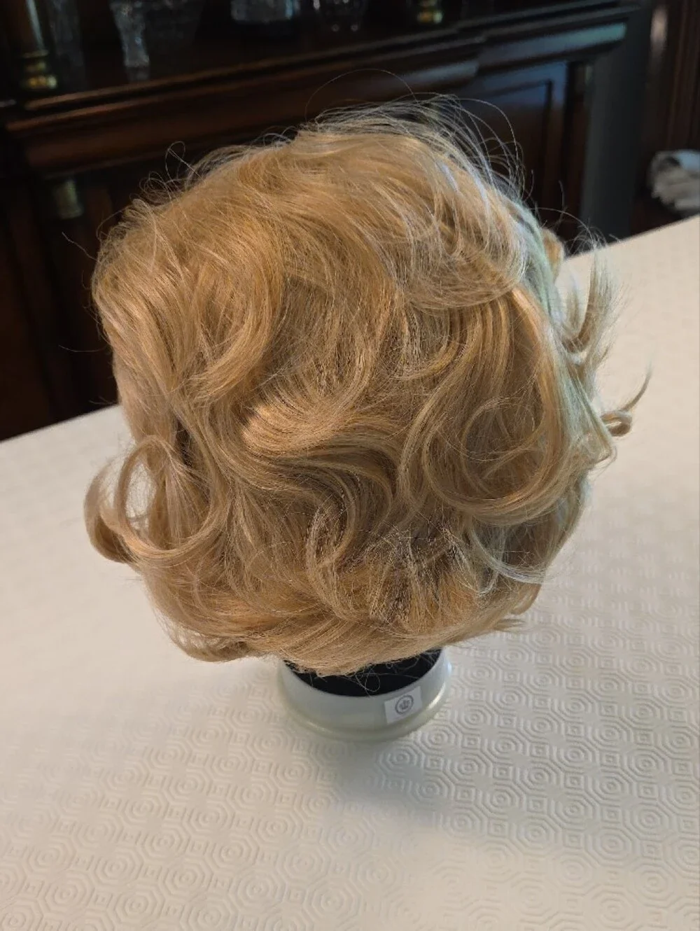 Design Studio Short Layered Lace Front Wig in Golden Blonde